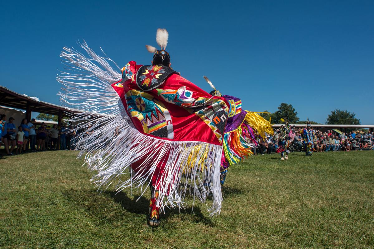 Dancer at the Haskell Indian Art Market