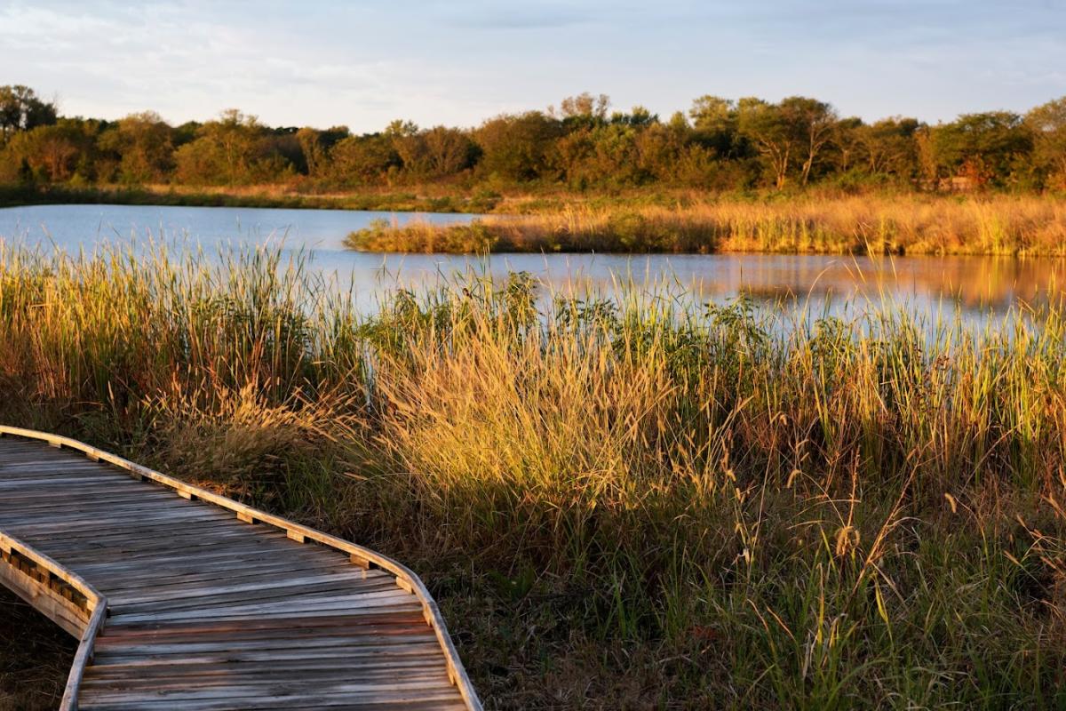 Baker Wetlands boardwalk