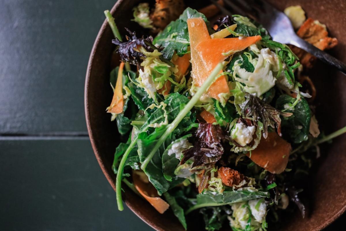 Bowl of hearty salad