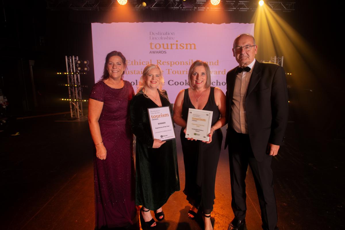 Proud winners collect their prize at the Tourism Awards 2023