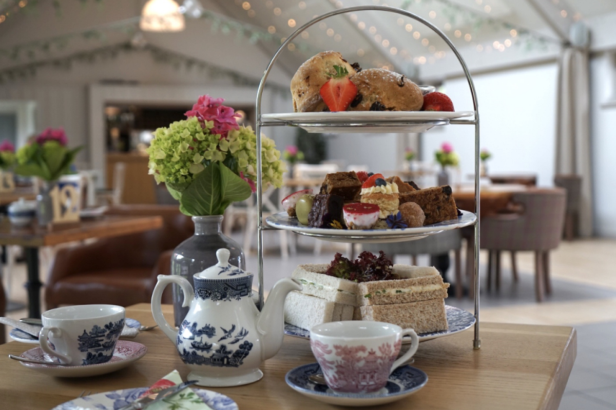 Afternoon tea at Doddington Hall, Lincoln