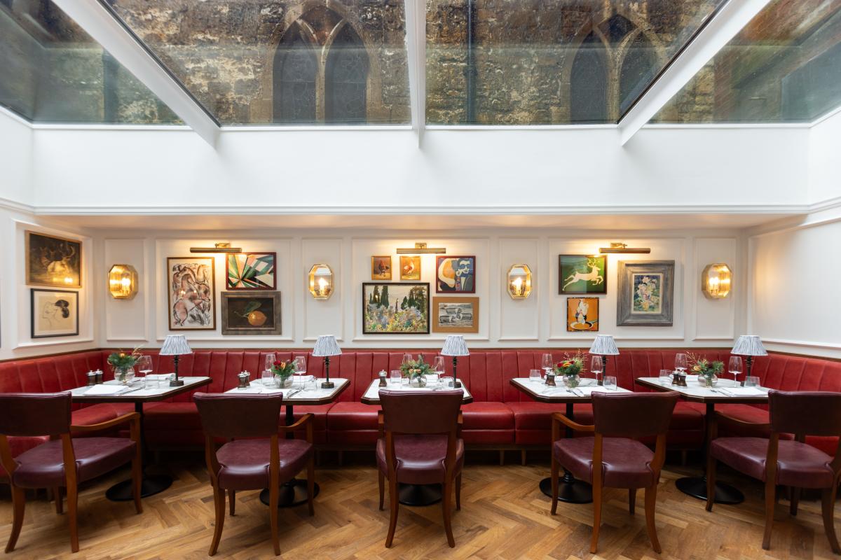 Interior view of Antlers Restaurant