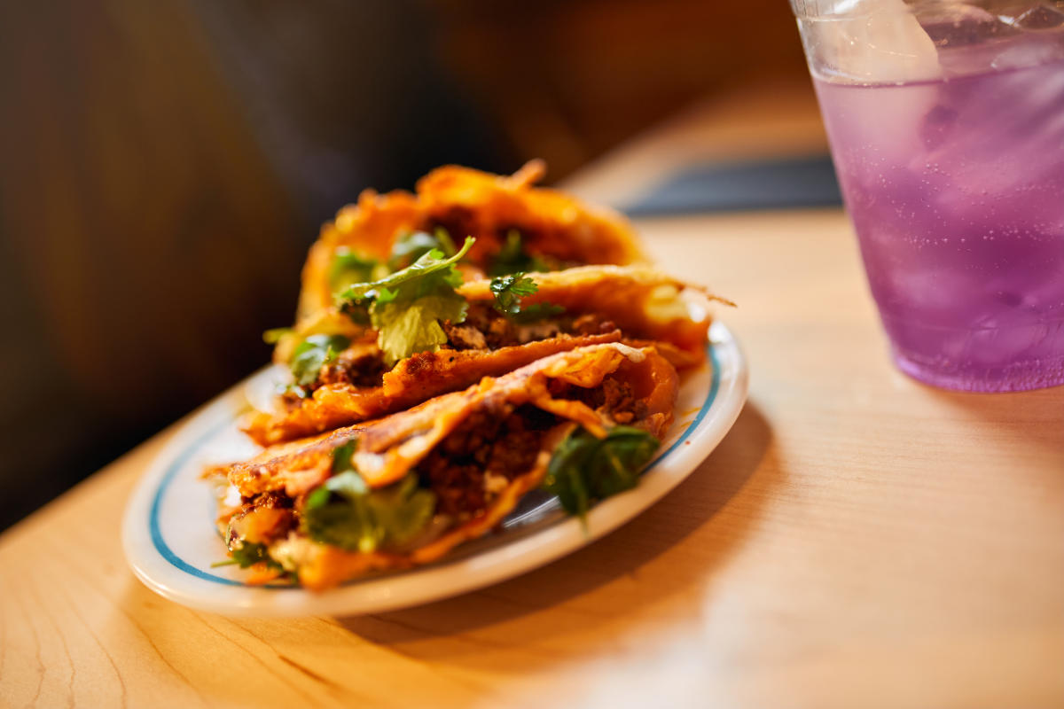 Tacos at Cosmic Charlie