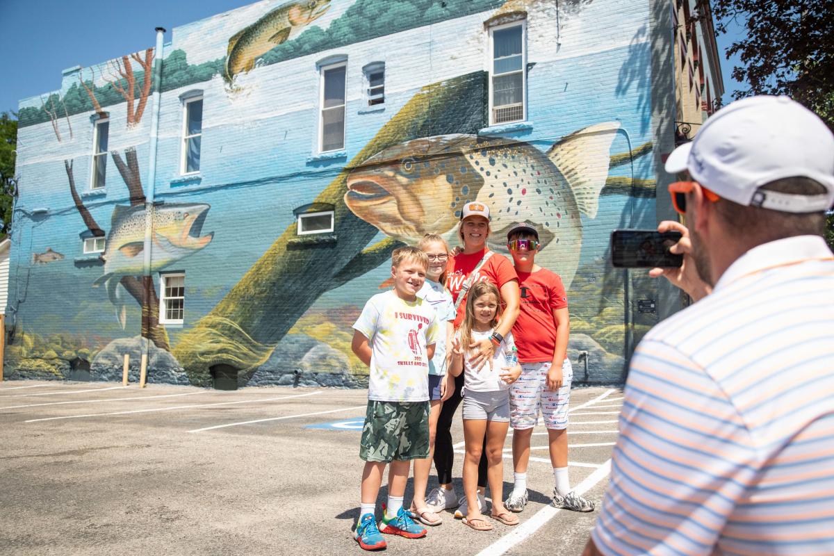 Selfie with Family at Trout Culture