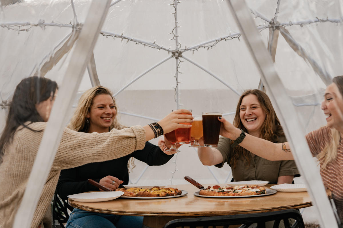 Women in Igloo