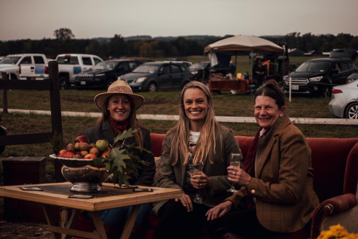 Three Woman at Hunt Races