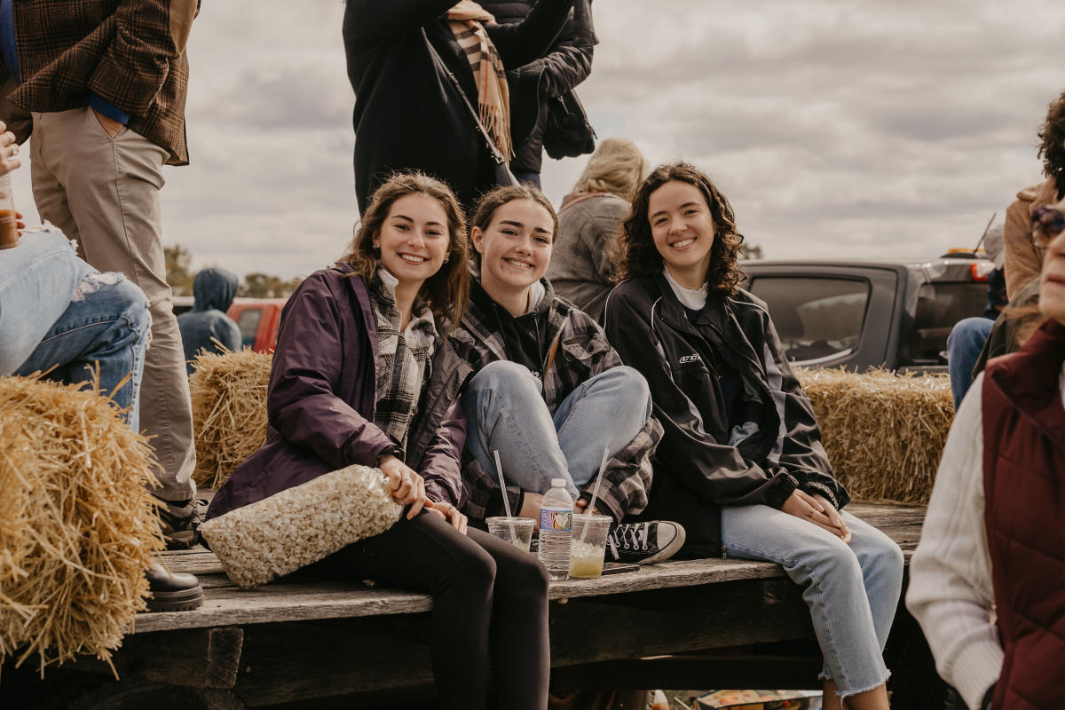 Three Girls at Festival