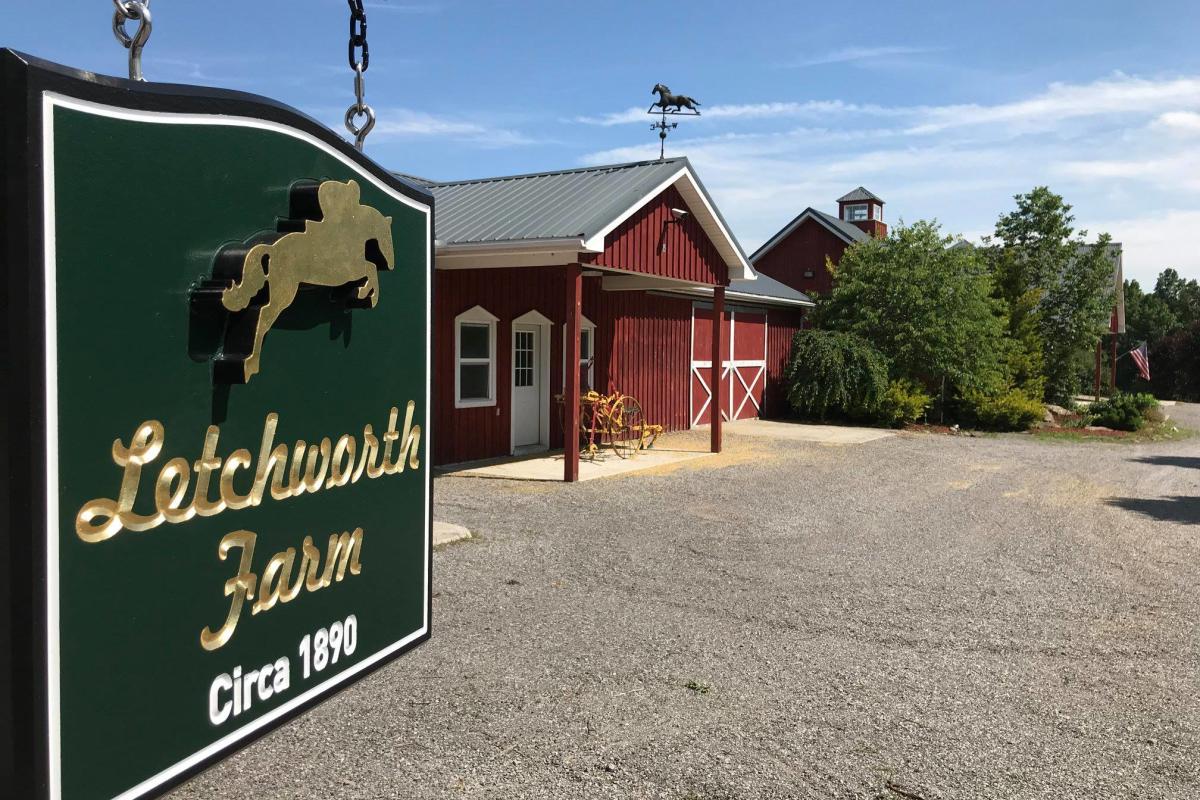 Letchworth Farm Sign