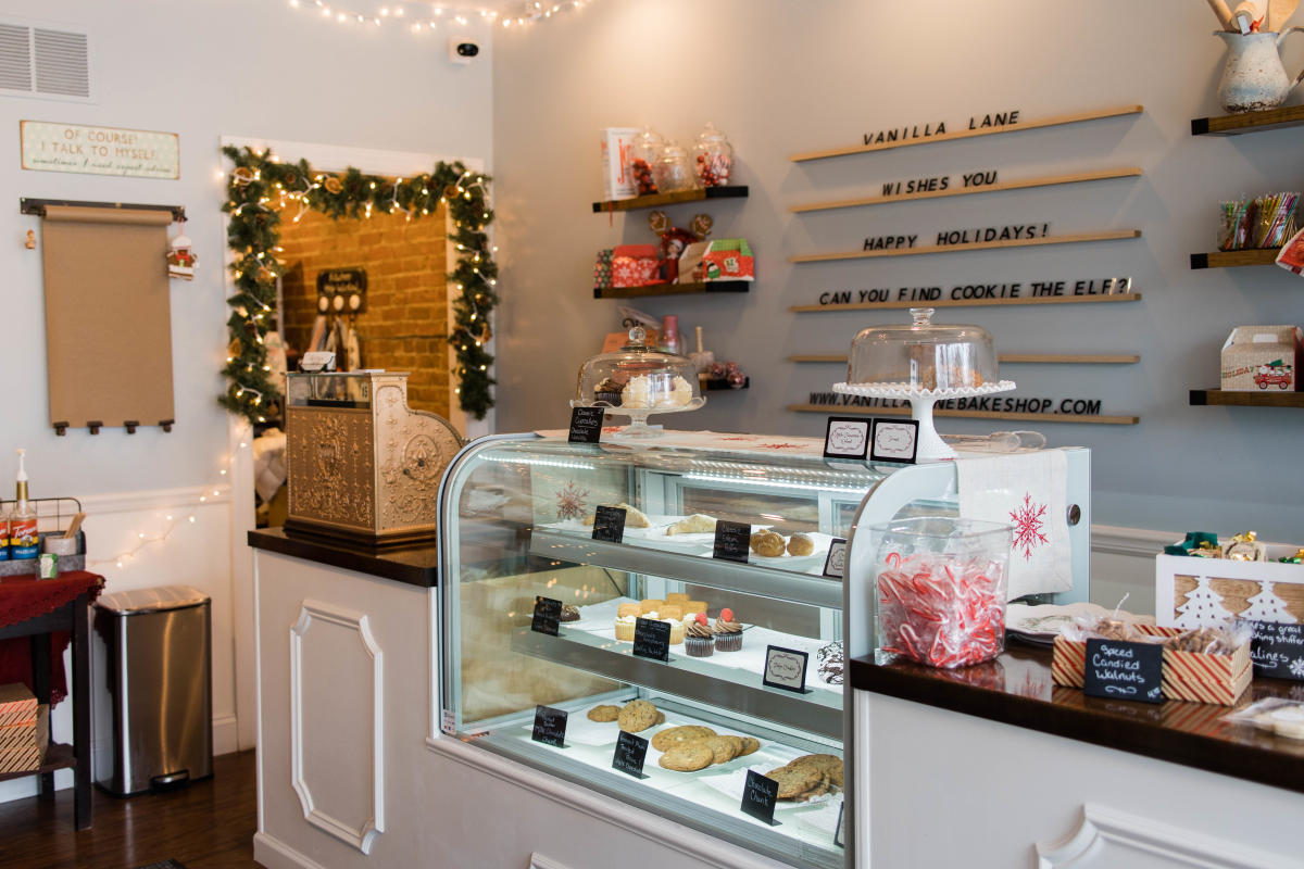 Inside Vanilla Lane Bake Shop