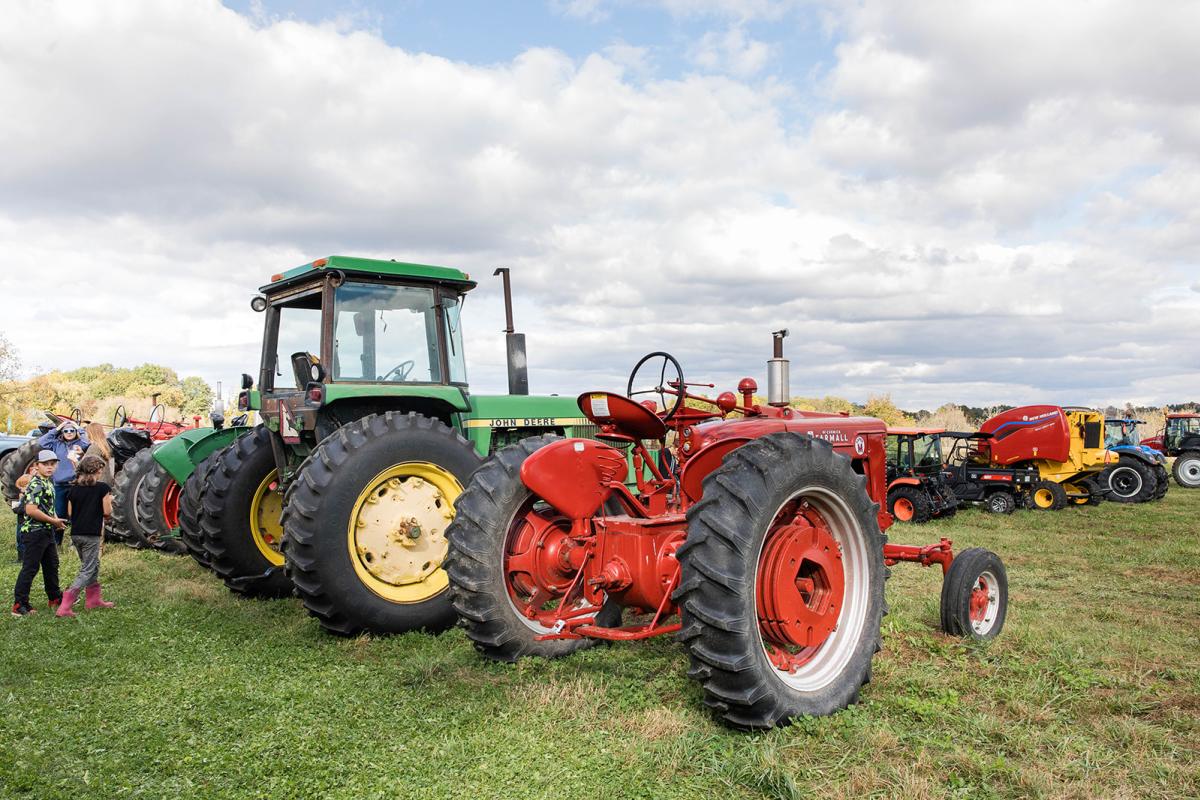 Tractors at Pumpkin Fest