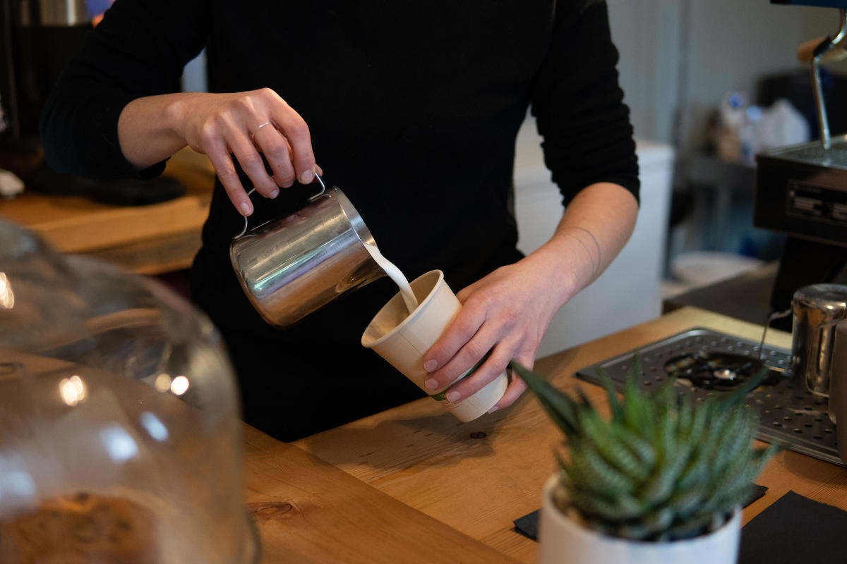 Pouring Coffee