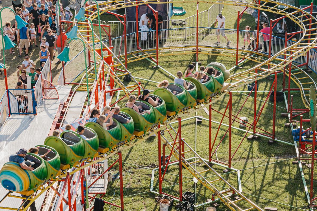 Rollercoaster at Hemlock Fair