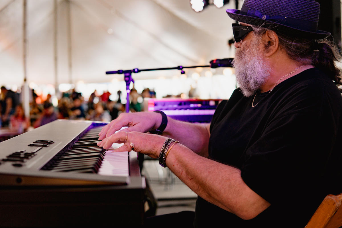 Musician at Crossroads Festival
