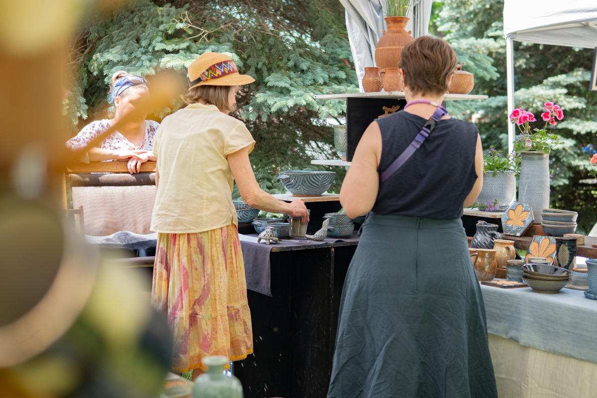 Women at WNY Pottery Festival