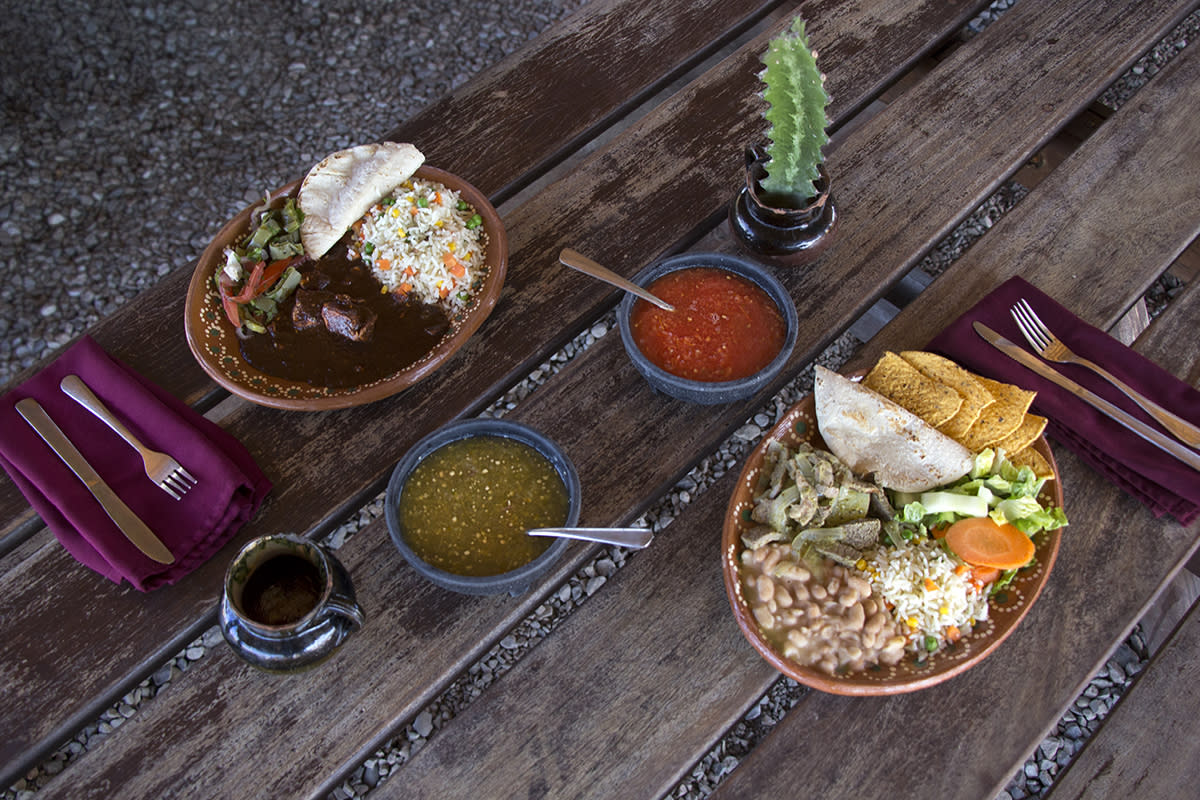 Outdoor Food Setting
