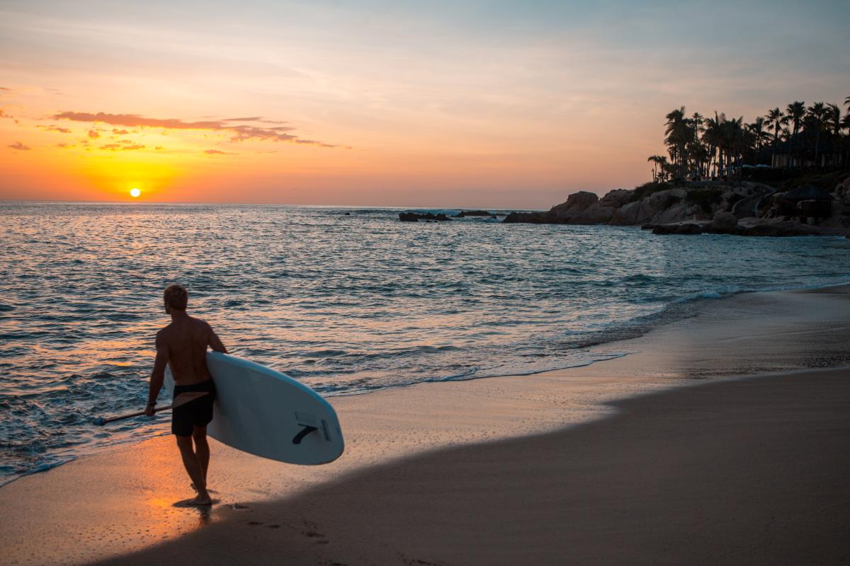 paddle board sunrise palmilla