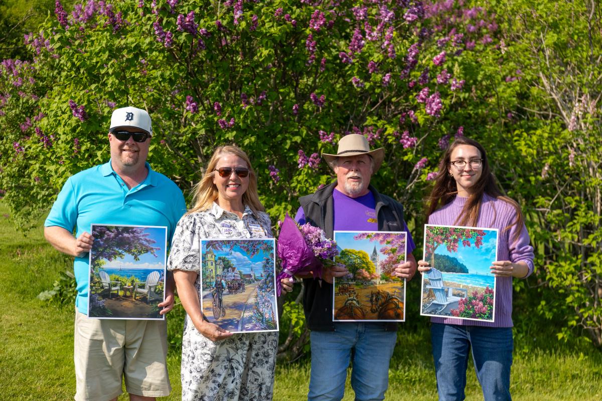 2025 Lilac Festival poster winners