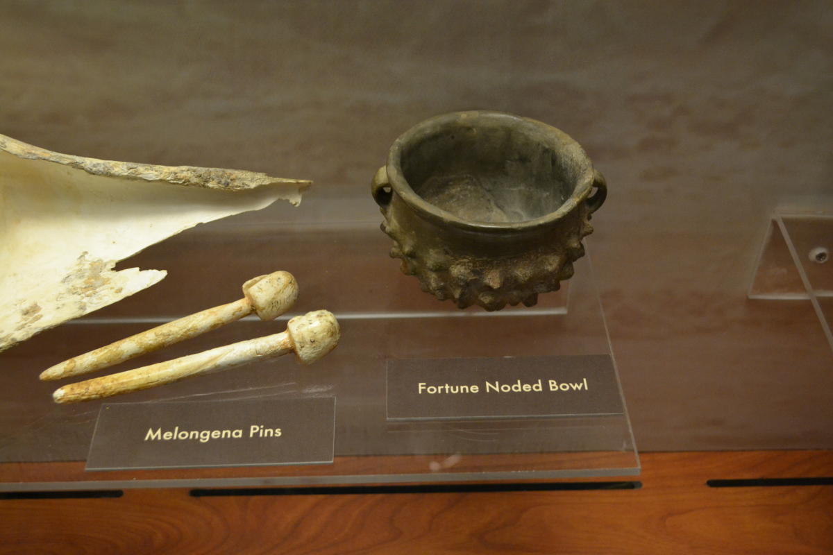Artifacts from Ocmulgee Mounds National Historical Park