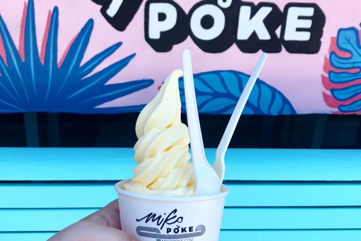 Dole whip from Miko Poke