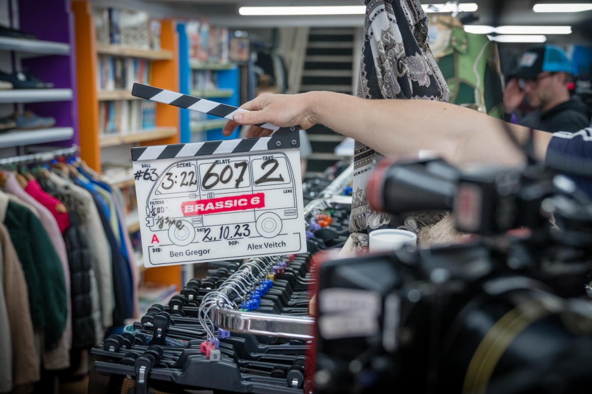 Brassic Filming