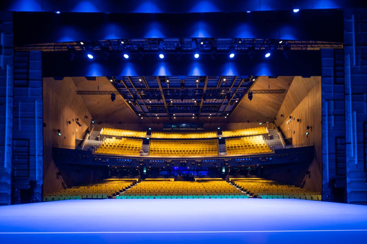 Aviva Studios view from stage