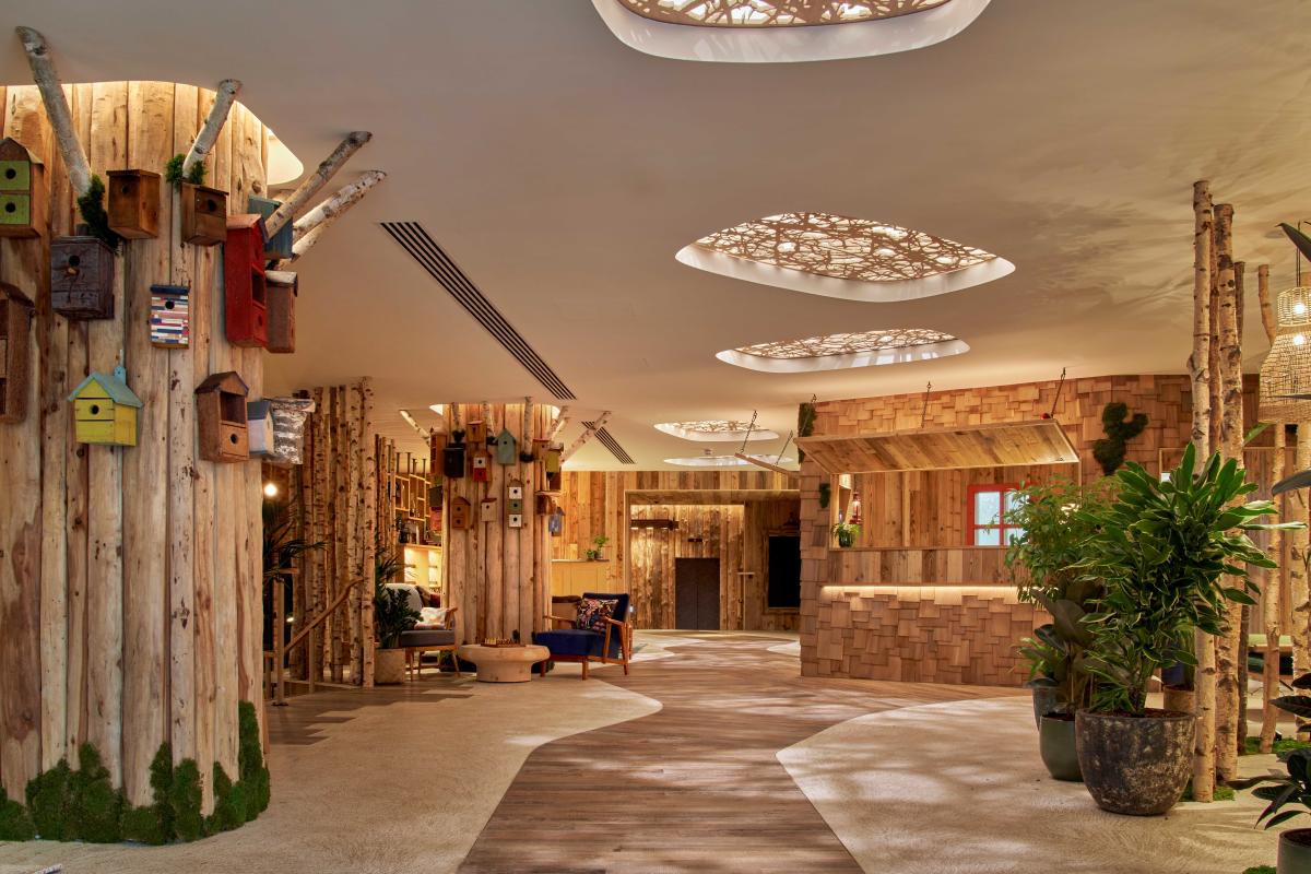 Reception area at Treehouse Manchester