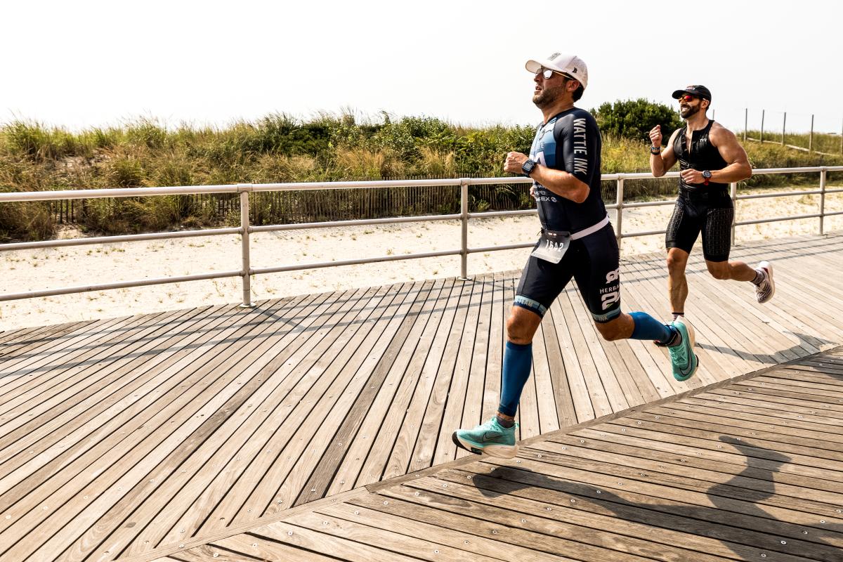 Runners At An Atlantic City Marathon