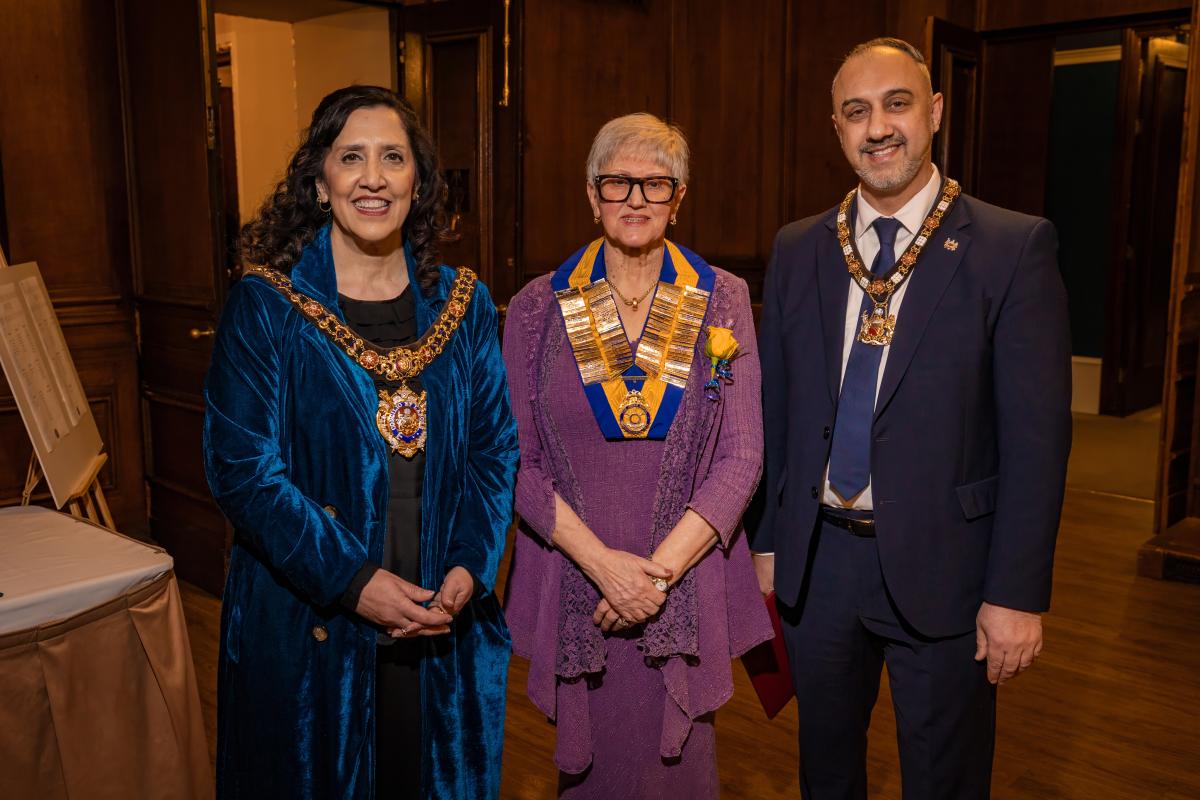 Mayor of Manchester with Inner Wheel