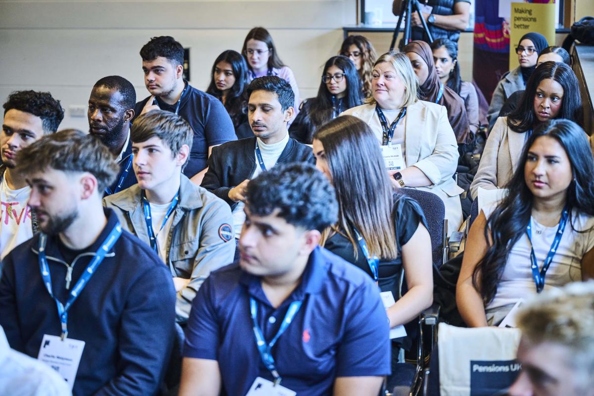 Crowd at pensions uk