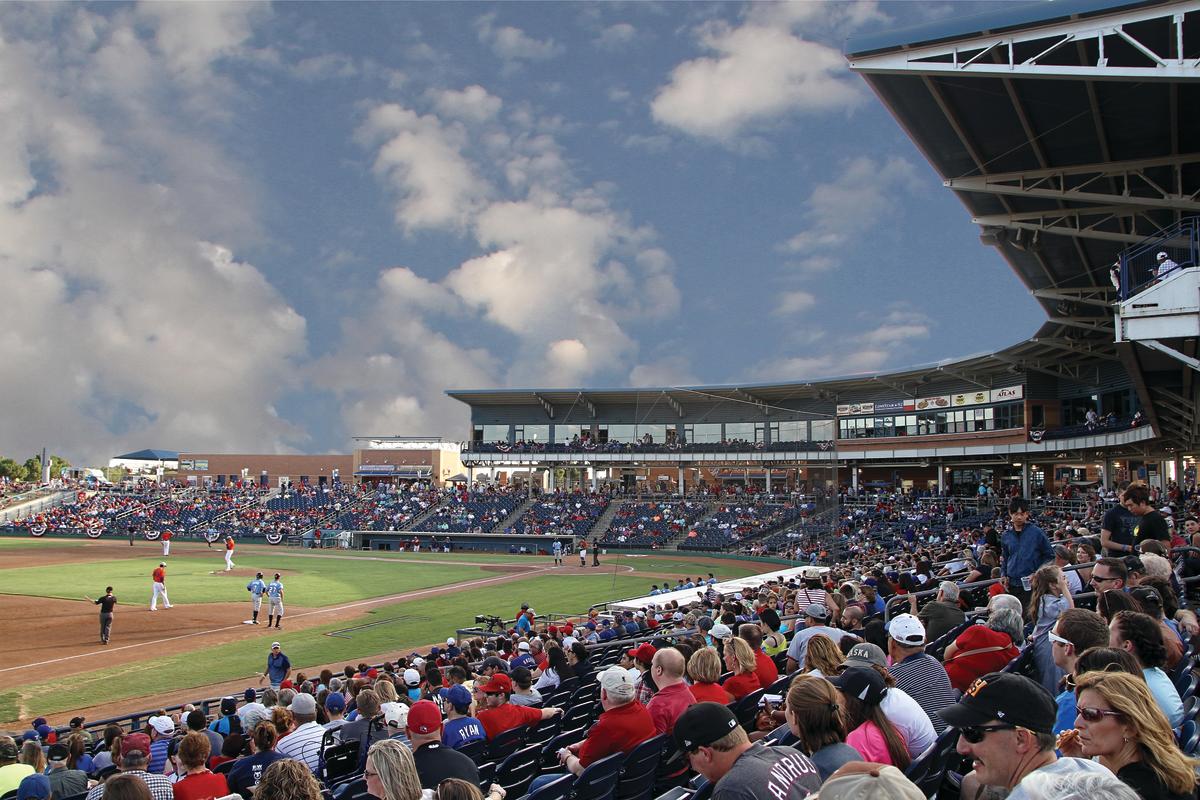 Rockhounds baseball crowd