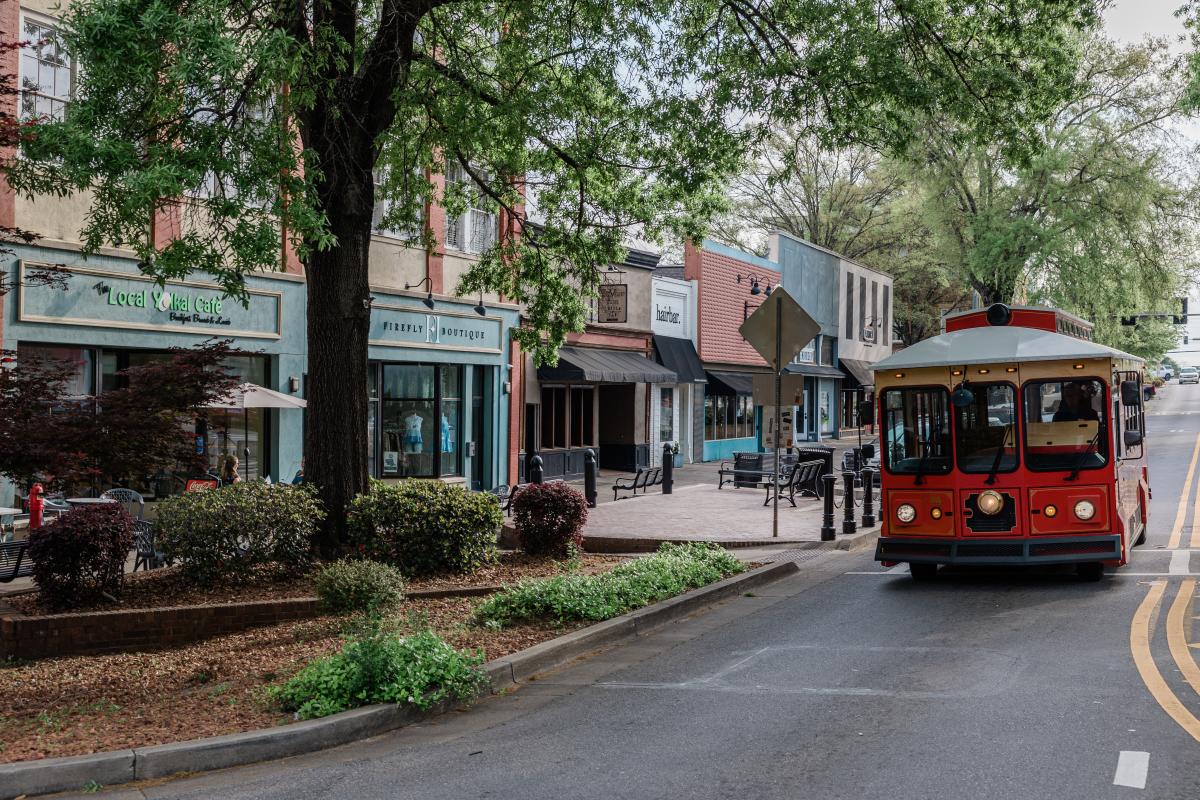 trolley downtown