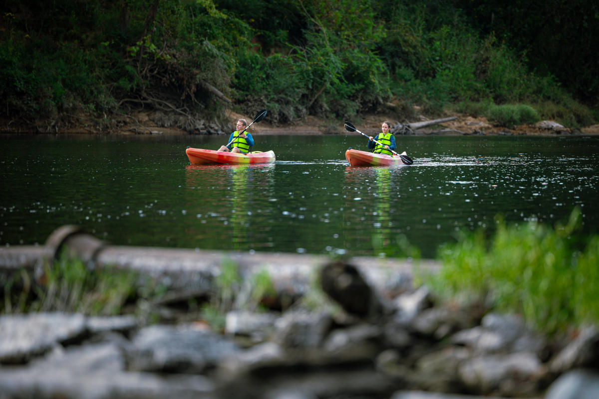 Kayaking Oconee River Greenway