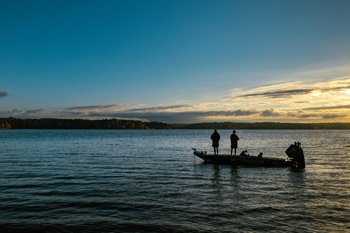 fishing on lake sinclair