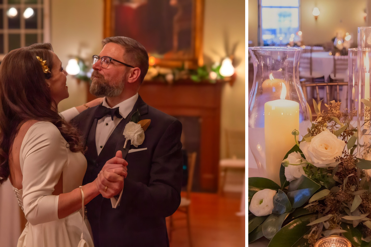 reynolds wedding collage