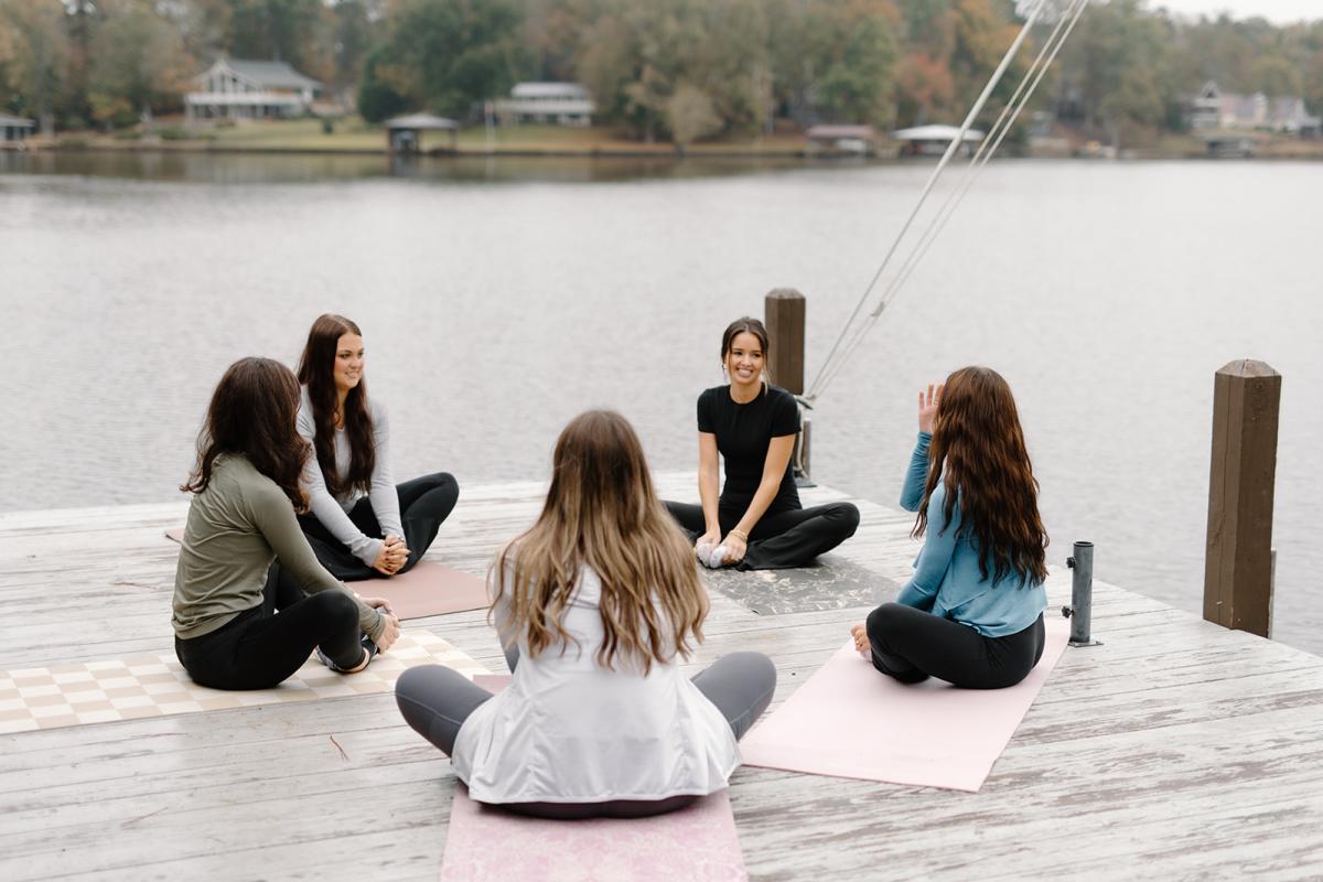 Yoga at the Lake