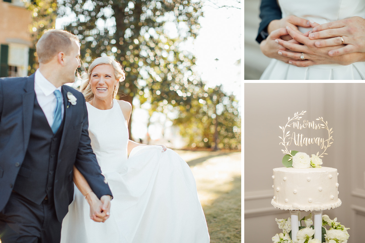 magnolia wedding collage 1