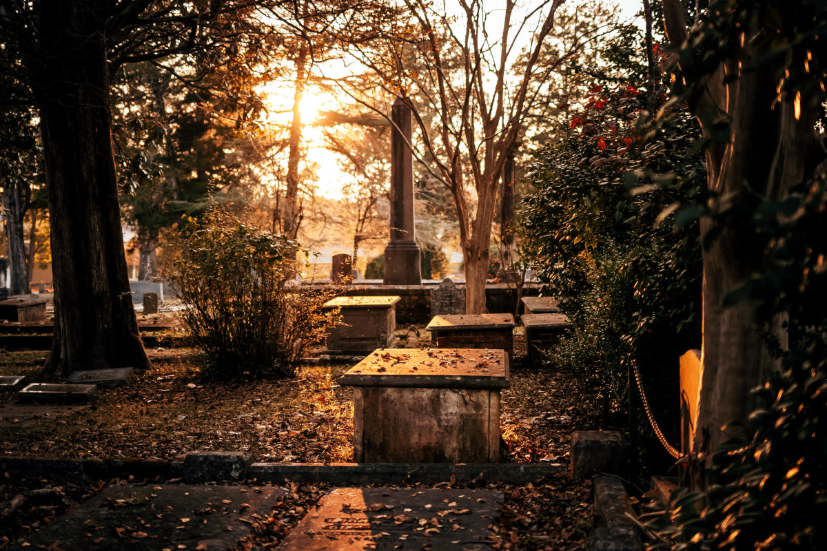 Memory Hill Cemetery fall