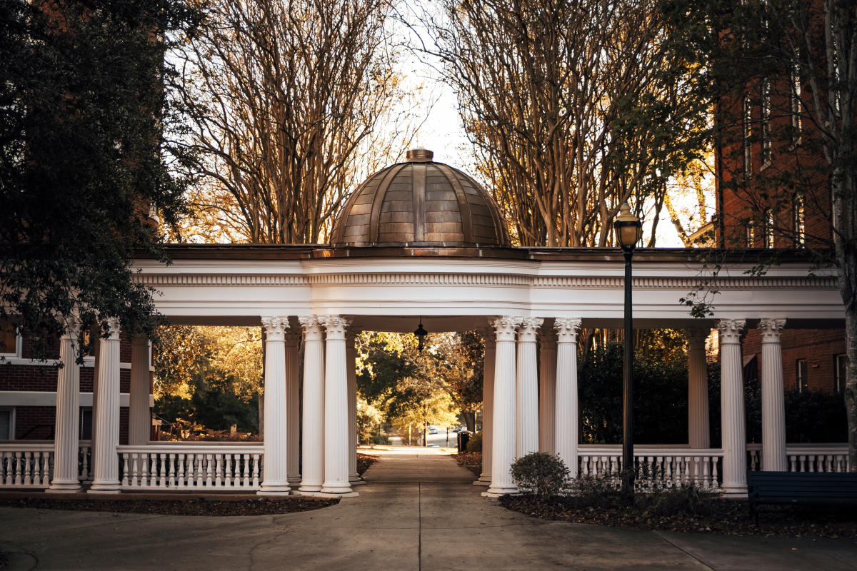 Georgia College Fall Pergola