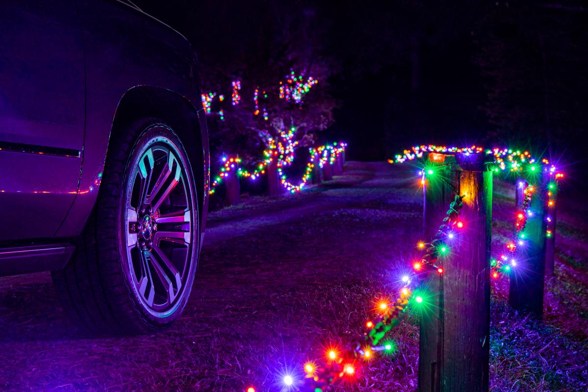 Lockerly in Lights with Car