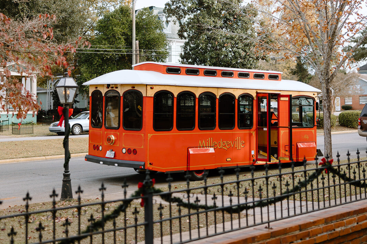 Trolley at Christmas