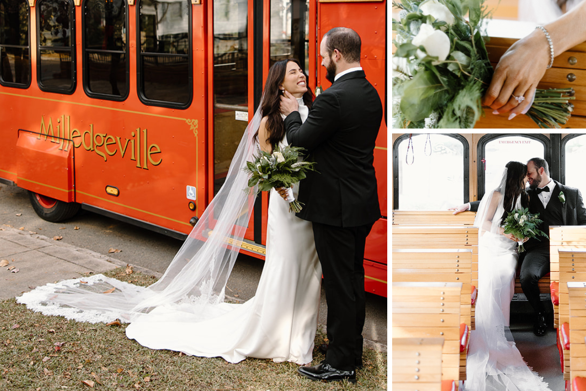 trolley at wedding