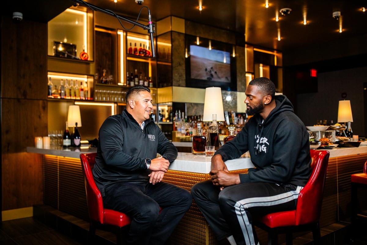 Bobby Portis with Dominic Ortiz at Potawatomi Casino | Hotel