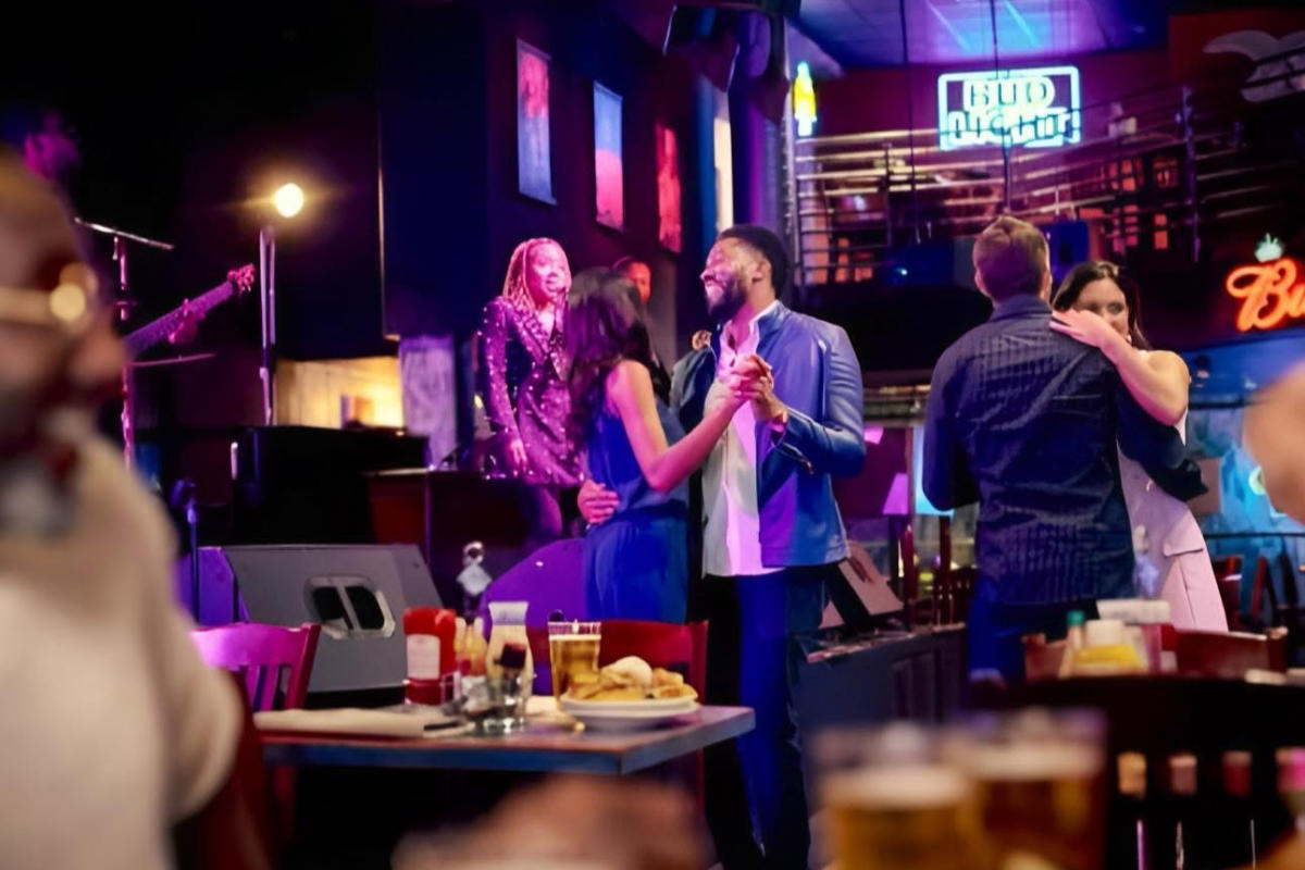 dancing at BB King's Blue Club