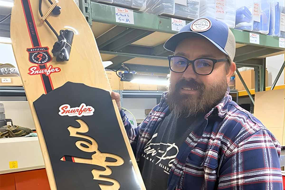 Mike Jenkins Owner of Snurfer Boards