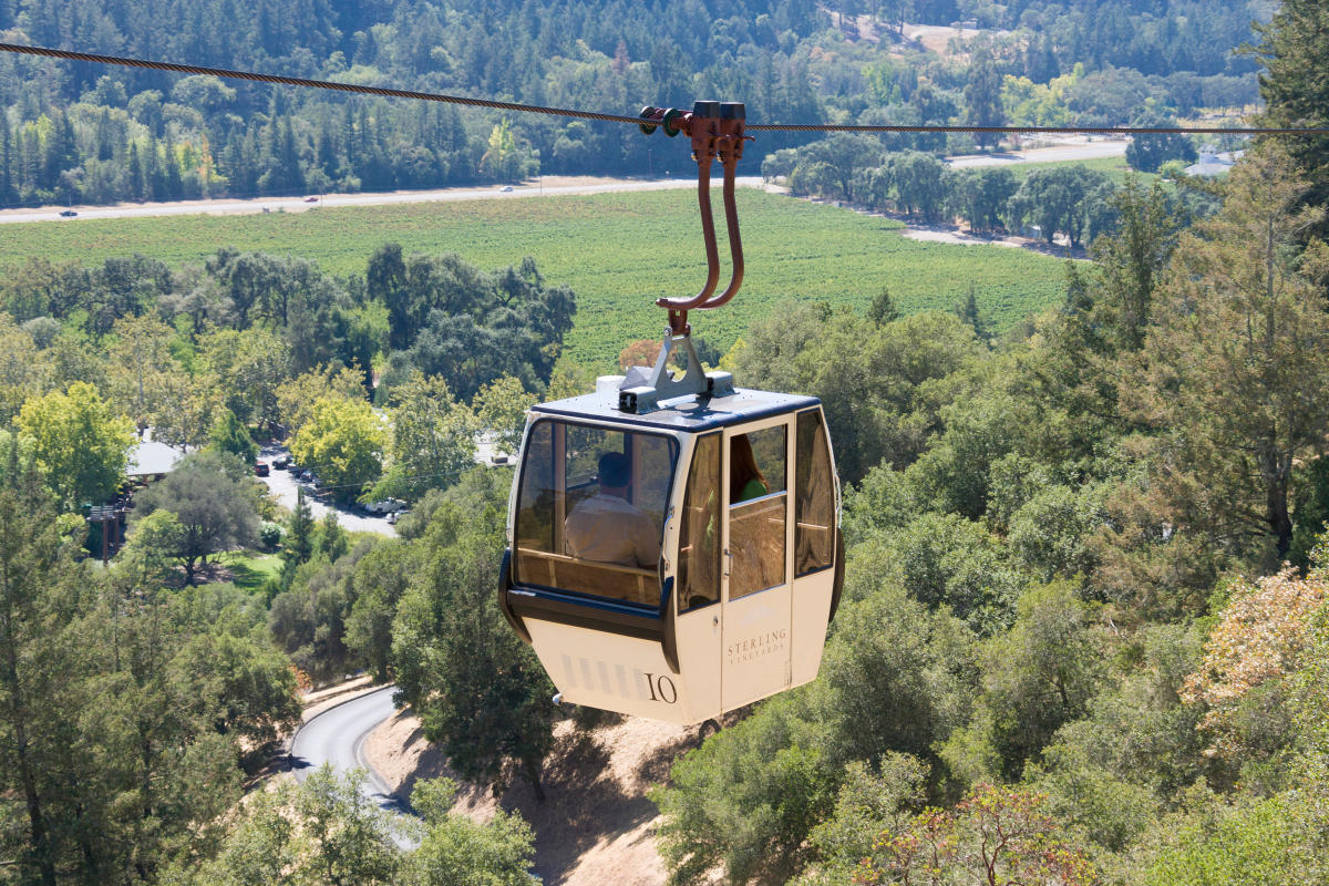 Gondola Ride at Sterling Vineyards