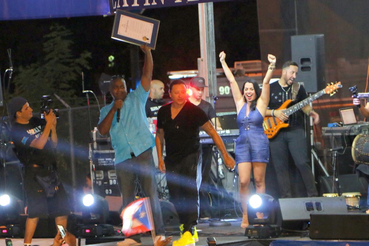 Performers On The Latin Fest Stage