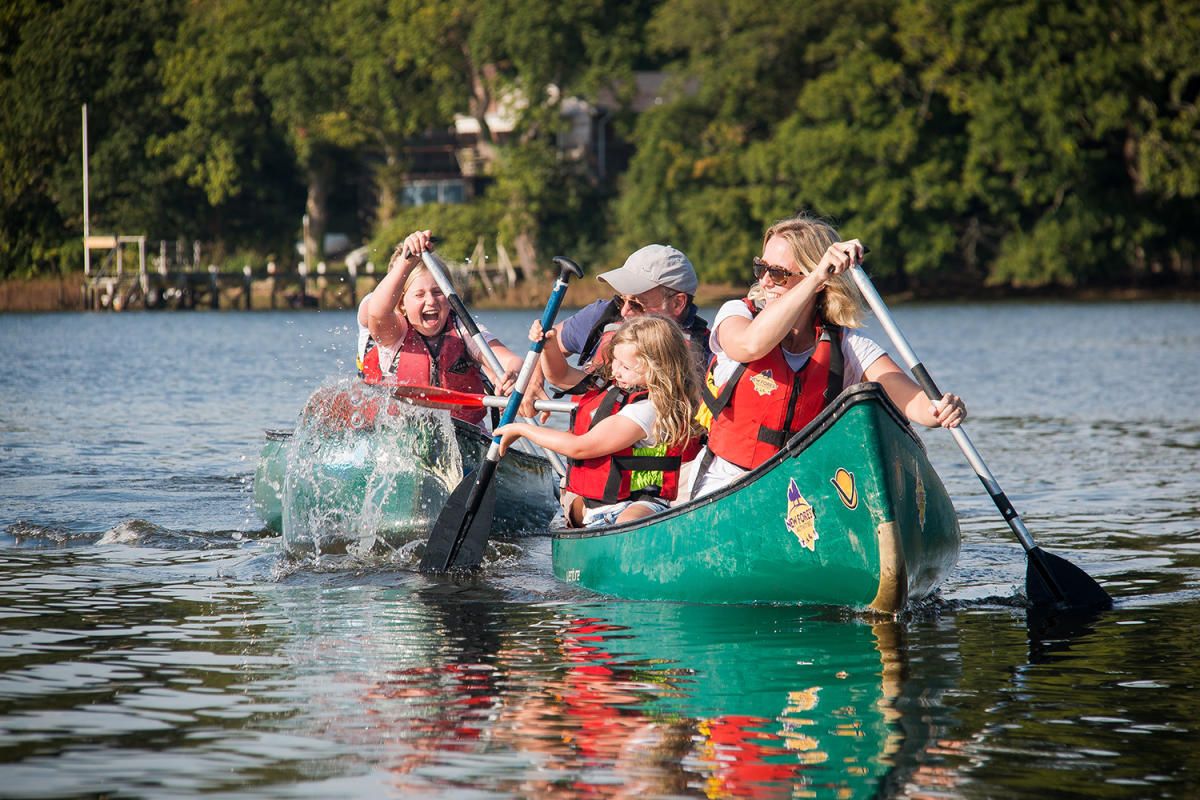 Canoeing at New Forest Activities
