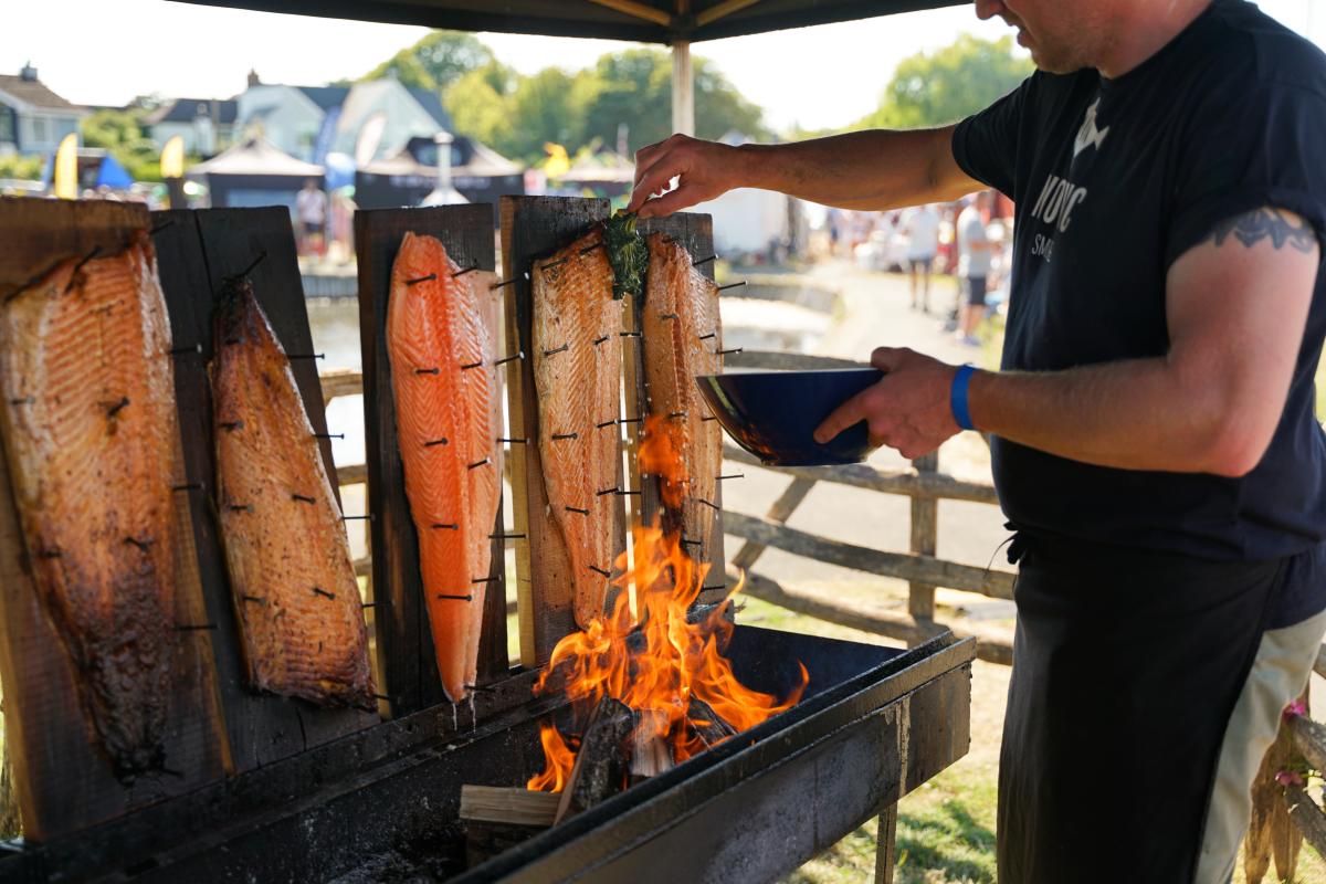 Lymington Seafood Festival - Cooking