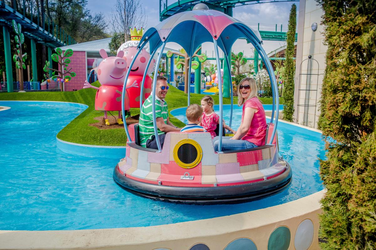 Sailing ride in Peppa Pig World at Paultons Park