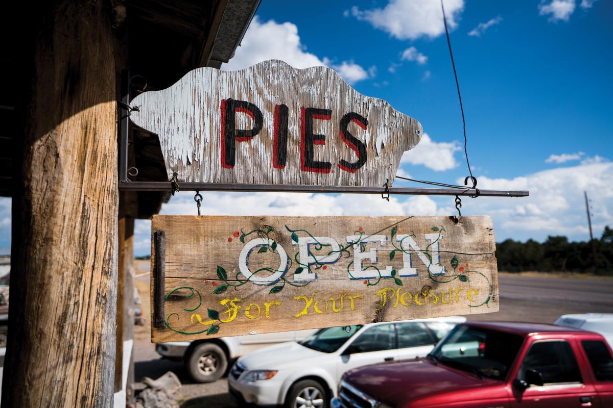 Pie Town cafes open spring to winter holidays